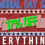 Memorial Day Sale! 17% OFF the ENTIRE site! Now through May 27th!