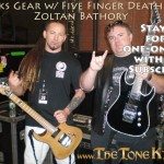 Backstage w/ Zoltan Bathory Five Finger Death Punch Guitarist - BC Rich Guitars - Godsmack Tour 2010