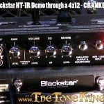 Blackstar HT-1R amp thru a 4x12 CrAnKeD!  HT-1 Full Demo & Review. HT1 HT1R Combo Amp.