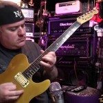 Breaking in the Fender Goldtop Telecaster w Dimarzio Super Distortion Pickups