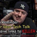 Guitar Gear Tech Talk REMINDER - Friday 13th Special !!!