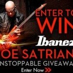 JULY Give-Away : MEET JOE SATRIANI & WIN an IBANEZ JS24P Signature Series Guitar!