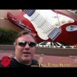 Largest Guitar in the World - A Fender Strat @ Rock n Roller Coaster - Disney World - Florida