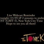 Live Webcast Reminder 11/25 - UStream.TV