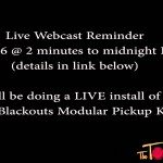 Live Webcast Reminder