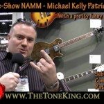 Michael Kelly Line-Up - NAMM 2010 10 - Pre-Show footage. Gibson Les Paul Single Cut Alternative!