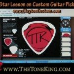 TTK's First Step in Becoming a Rock Star - GET CUSTOM GUITAR PICKS!!!