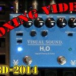UNBOXING!  Visual Sound H2O Liquid Chorus & Echo V3 : 3P3D'14 : NAMM 2015