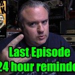 Last Show!  Guitar Gear Tech Talk 24hr Reminder
