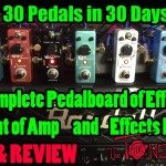 DONNER Effects - Full Pedaboard & Power - Demo & Review - 30 Pedals in 30 Days 2015