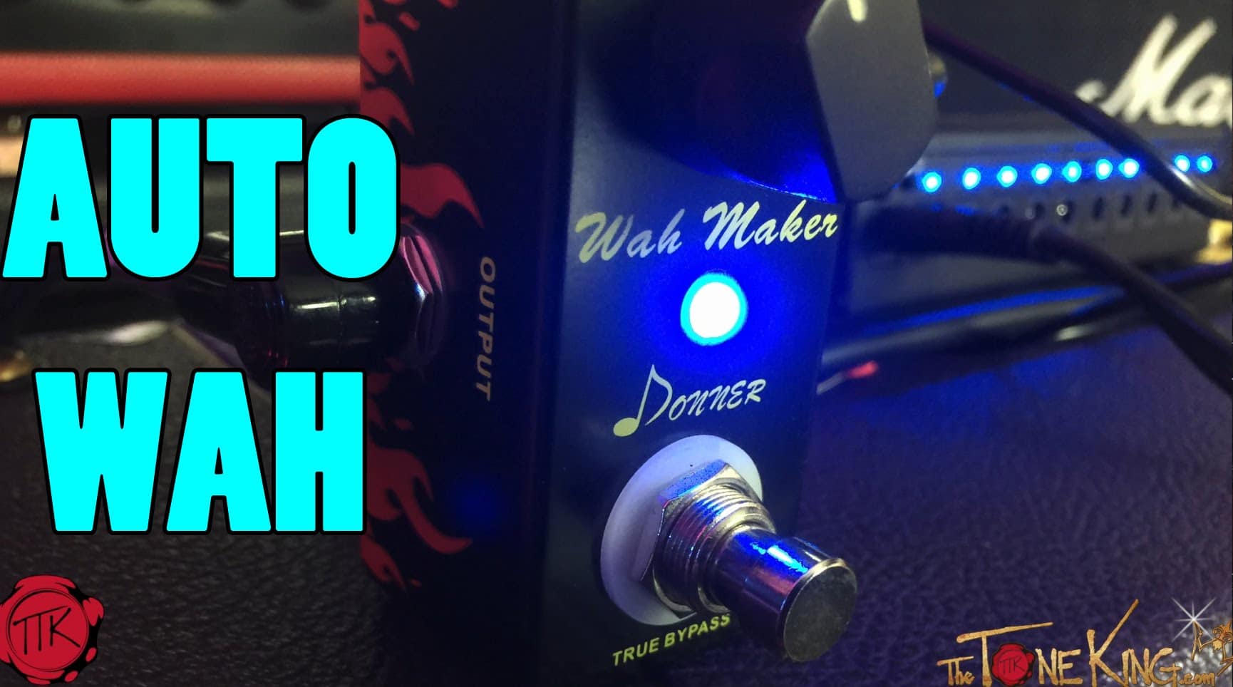 Donner Wah Maker AUTO Wah Pedal Demo & Review The Tone King