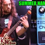 BOSS CE-2W Chorus DEMO - AMAZING Performance! Summer NAMM 2016