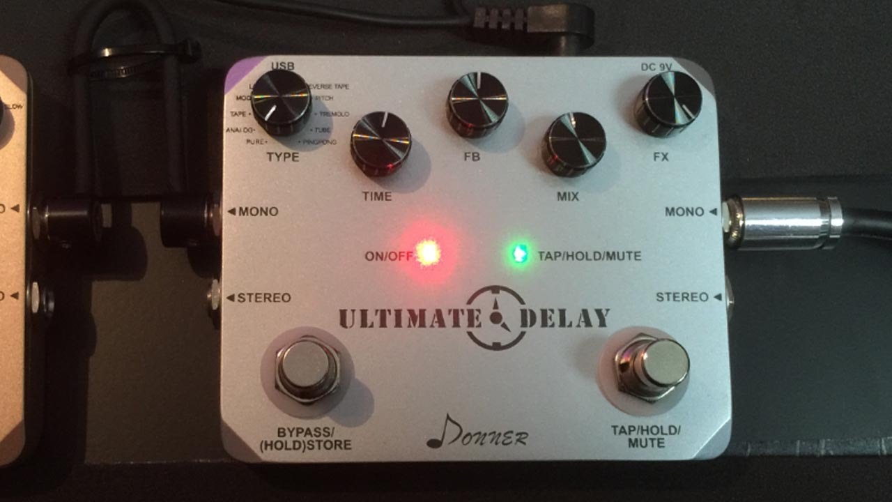 DONNER ULTIMATE DELAY PEDAL 11 MODES The Tone King