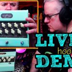 CARVIN STEVE VAI LEGACY DRIVE PREAMP PEDAL - First Look - LIVE