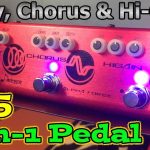 A $65 3-in-1 Delay, Chorus, Distortion Pedal by DONNER.  The Alpha Force Demo & Review.