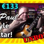 Best Les Paul Style Guitar Under $200 ?? Harley Benton UNBOXING