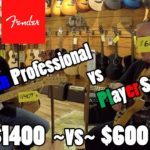 Fender PLAYER vs. American PROFESSIONAL Series Guitar. Which do you like best?
