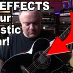 ADD EFFECTS to your ACOUSTIC GUITAR without Plugging In !! KEPMA AcoustiFex GO