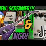 ESP/LTD Alexi RIPPED Guitar & JHS SCREAMER Pedal!  TTK Live Demo & Review!