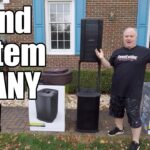 OUTDOOR DEMO & REVIEW - Bose F1 Model 812 Flexible Array Loudspeaker  & F1 Powered Subwoofer