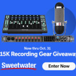 Sweetwater - 15K Recording Gear Giveaway!  Get in on this NOW!